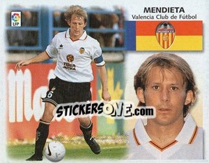 Cromo Mendieta - Liga Spagnola 1999-2000 - Colecciones ESTE