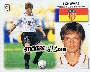 Sticker Schwarz - Liga Spagnola 1999-2000 n. 468 - Colecciones ESTE