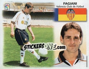 Sticker Fagiani - Liga Spagnola 1999-2000 n. 475 - Colecciones ESTE