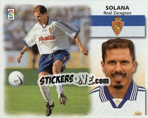 Cromo Solana - Liga Spagnola 1999-2000 - Colecciones ESTE