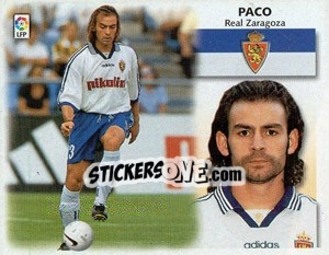 Cromo Paco - Liga Spagnola 1999-2000 - Colecciones ESTE
