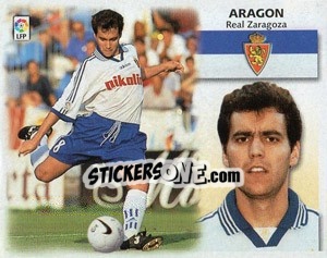 Cromo Aragon - Liga Spagnola 1999-2000 - Colecciones ESTE