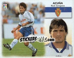 Cromo Acuña - Liga Spagnola 1999-2000 - Colecciones ESTE