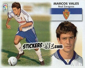 Sticker Marcos Vales - Liga Spagnola 1999-2000 n. 520 - Colecciones ESTE