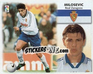 Sticker Milosevic - Liga Spagnola 1999-2000 n. 523 - Colecciones ESTE