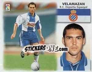 Figurina 2) Velamazan (Español) - Liga Spagnola 1999-2000 - Colecciones ESTE