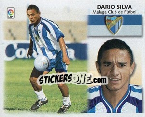 Sticker 2 bis) Dario Silva (Malaga) - Liga Spagnola 1999-2000 n. 528 - Colecciones ESTE