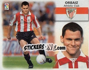 Figurina 3) Orbaiz (Ath. Bilbao) - Liga Spagnola 1999-2000 - Colecciones ESTE