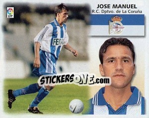 Cromo 4) Jose Manuel (Deportivo) - Liga Spagnola 1999-2000 - Colecciones ESTE