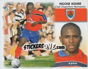 Cromo 4 bis) Ngom Kome (Numancia) - Liga Spagnola 1999-2000 n. 532 - Colecciones ESTE