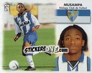 Cromo 6) Musampa (Malaga) - Liga Spagnola 1999-2000 - Colecciones ESTE