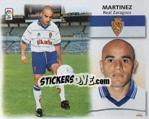 Cromo 6 bis) Martinez (R. Zaragoza) - Liga Spagnola 1999-2000 - Colecciones ESTE