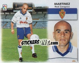 Sticker 6 bis) Martinez (R. Zaragoza) - Liga Spagnola 1999-2000 n. 536 - Colecciones ESTE