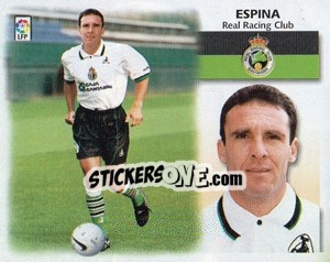 Cromo 7) Espina (Santander) - Liga Spagnola 1999-2000 - Colecciones ESTE