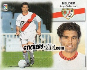 Figurina 8 bis) Helder (Rayo) - Liga Spagnola 1999-2000 - Colecciones ESTE