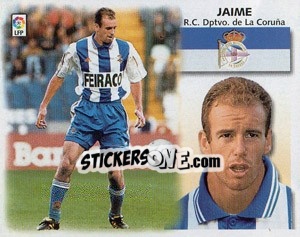 Cromo 10) Jaime (Deportivo) - Liga Spagnola 1999-2000 - Colecciones ESTE