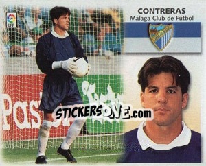 Sticker 13) Contreras (Malaga) - Liga Spagnola 1999-2000 - Colecciones ESTE