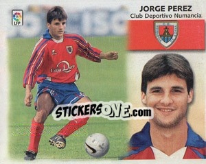 Cromo 15) Jorge Perez (Numancia) - Liga Spagnola 1999-2000 n. 549 - Colecciones ESTE