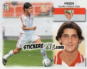 Sticker 17) Fredi (Sevilla) - Liga Spagnola 1999-2000 n. 551 - Colecciones ESTE