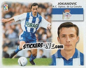 Cromo 18) Jokanovic (Deportivo) - Liga Spagnola 1999-2000 - Colecciones ESTE