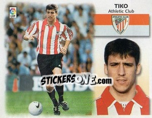 Cromo 21 bis) Tiko (Ath. Bilbao) - Liga Spagnola 1999-2000 - Colecciones ESTE
