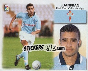 Cromo 22) Juanfran (Celta) - Liga Spagnola 1999-2000 - Colecciones ESTE