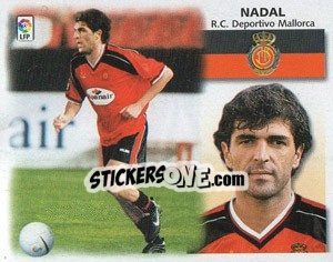 Sticker 23 bis) Nadal (Mallorca) - Liga Spagnola 1999-2000 - Colecciones ESTE