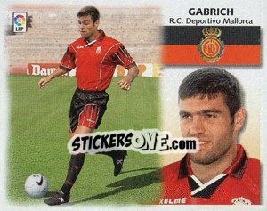 Sticker 24) Gabrich (Mallorca) - Liga Spagnola 1999-2000 n. 560 - Colecciones ESTE