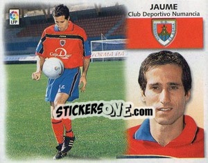 Figurina 30 bis) Jaume (Numancia) - Liga Spagnola 1999-2000 - Colecciones ESTE