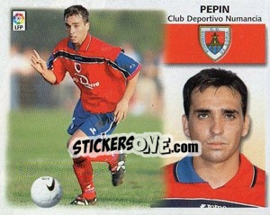 Figurina 31) Pepin (Numancia) - Liga Spagnola 1999-2000 - Colecciones ESTE