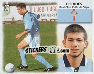 Sticker 33) Celades (Celta) - Liga Spagnola 1999-2000 - Colecciones ESTE