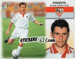 Sticker 34) Podesta (Sevilla) - Liga Spagnola 1999-2000 - Colecciones ESTE