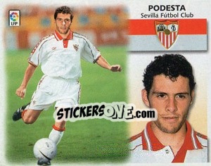 Sticker 34) Podesta (Sevilla) - Liga Spagnola 1999-2000 n. 571 - Colecciones ESTE