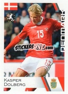 Sticker Kasper Dolberg - Euro 2020
 - ALL SPORT
