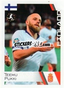 Sticker Teemu Pukki - Euro 2020
 n. 92 - ALL SPORT

