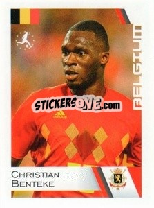 Sticker Christian Benteke - Euro 2020
 - ALL SPORT
