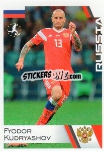 Sticker Fedor Kudryashov - Euro 2020
 - ALL SPORT
