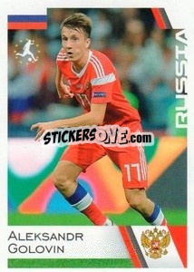 Sticker Aleksandr Golovin - Euro 2020
 n. 122 - ALL SPORT
