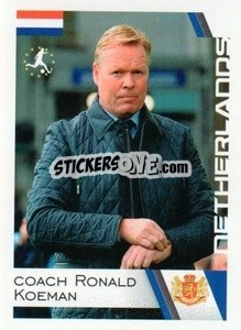 Sticker Ronald Koeman (coach) - Euro 2020
 n. 126 - ALL SPORT
