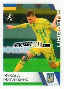 Sticker Mykola Matviyenko - Euro 2020
 n. 142 - ALL SPORT
