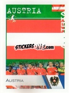 Sticker Flag and Team - Euro 2020
 n. 153 - ALL SPORT
