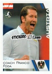 Sticker Franco Foda (coach) - Euro 2020
 n. 154 - ALL SPORT
