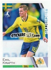 Sticker Emil Krafth - Euro 2020
 - ALL SPORT
