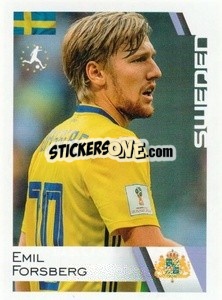 Sticker Emil Forsberg - Euro 2020
 - ALL SPORT
