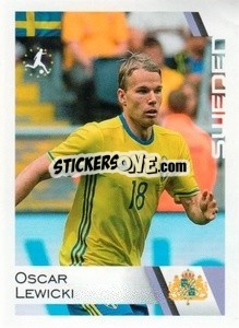 Sticker Oscar Lewicki - Euro 2020
 - ALL SPORT
