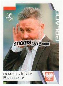 Sticker Jerzy Brzeczek (coach) - Euro 2020
 n. 266 - ALL SPORT
