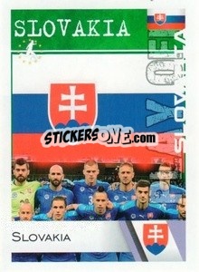 Sticker Flag and Team - Euro 2020
 n. 281 - ALL SPORT
