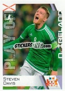 Sticker Steven Davis - Euro 2020
 - ALL SPORT
