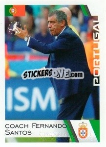 Sticker Fernando Santos (coach) - Euro 2020
 n. 294 - ALL SPORT
