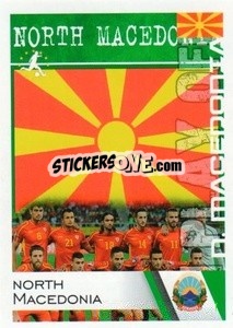 Sticker Flag and Team - Euro 2020
 n. 335 - ALL SPORT
